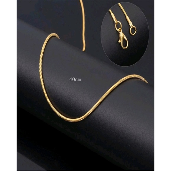 Anthropologie Snake Bone Classy Minimalist Gold
Layering Necklace - Picture 3 of 4